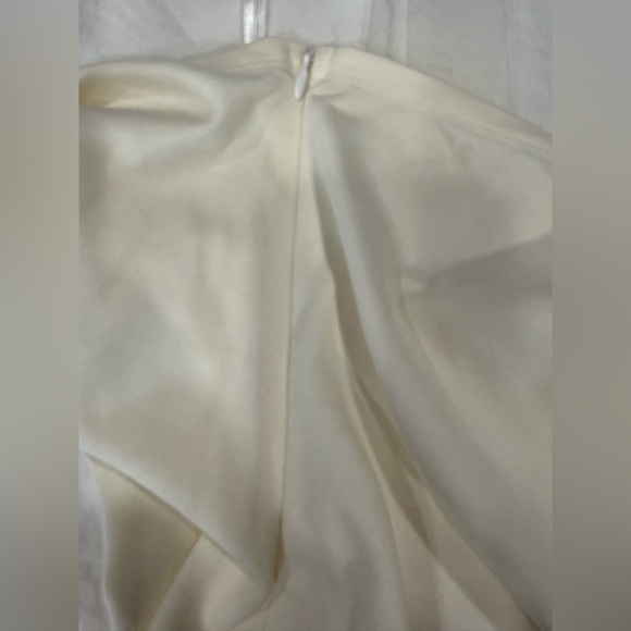 Elegant One Shoulder White Dress - Picture 15 of 16